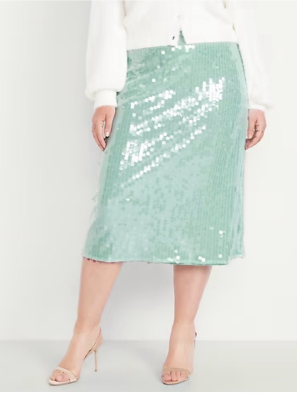 Old Navy Sequin Pencil Skirt
